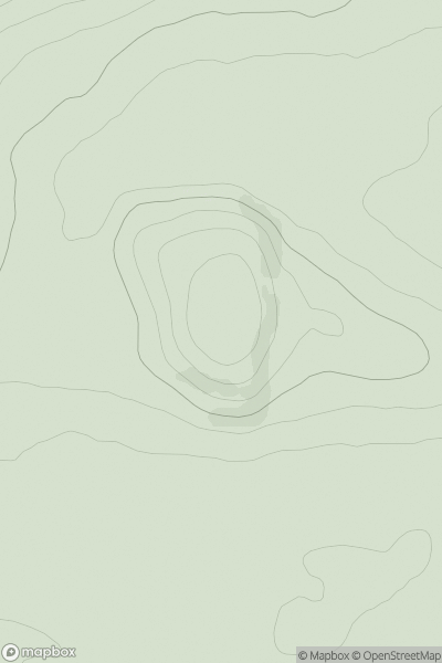 Thumbnail image for Knock Hill [Central Scotland from Dumbarton to Montrose] [NO424254] showing contour plot for surrounding peak